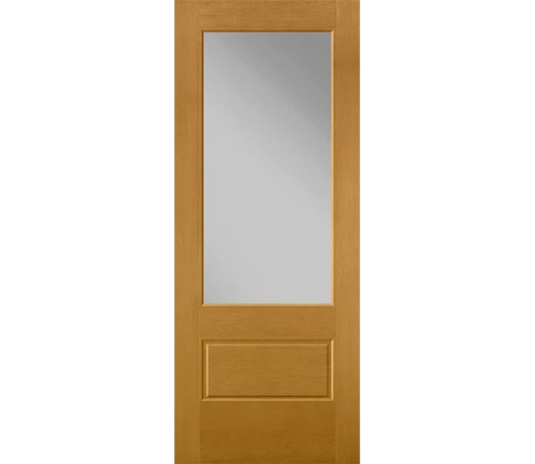 Dallas 3 Quaters Light Fiberglass Entry Door