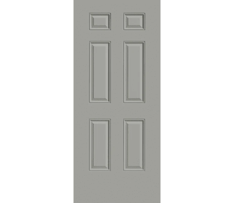 Dallas 6 Panel Steel Entry Door