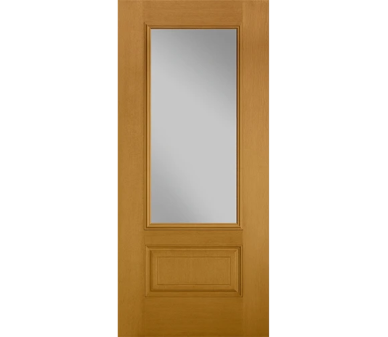 Dallas Three Quaters light Fiberglass Entry Door